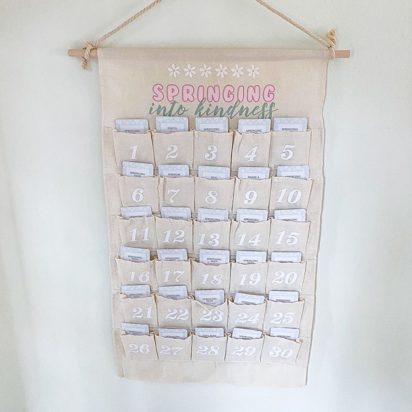 Calendario de bondad de primavera