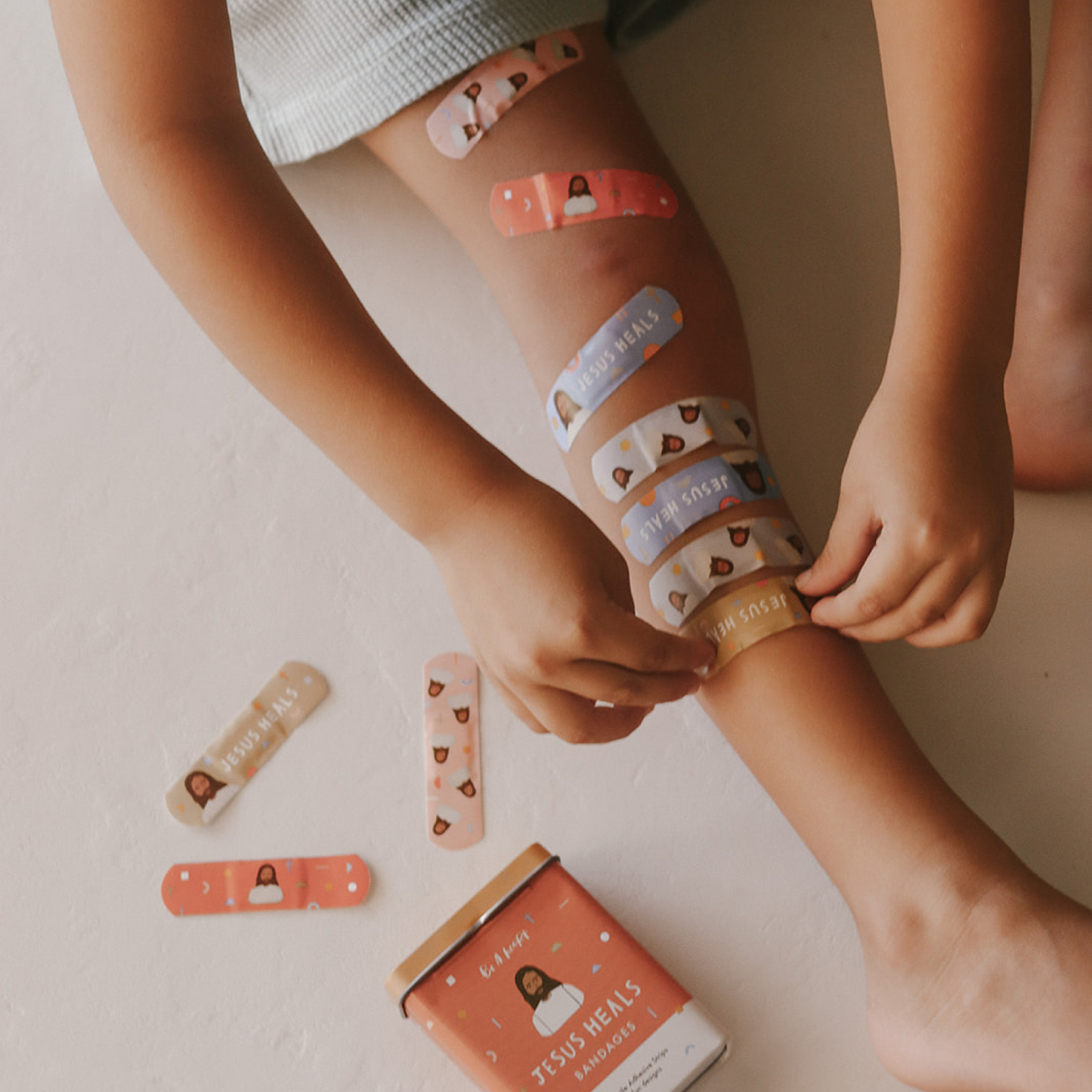 Jesus Heals Bandages