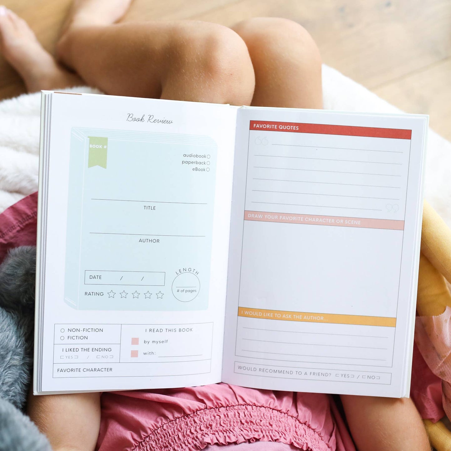 Reading Journal for Kids: For the Love of Books