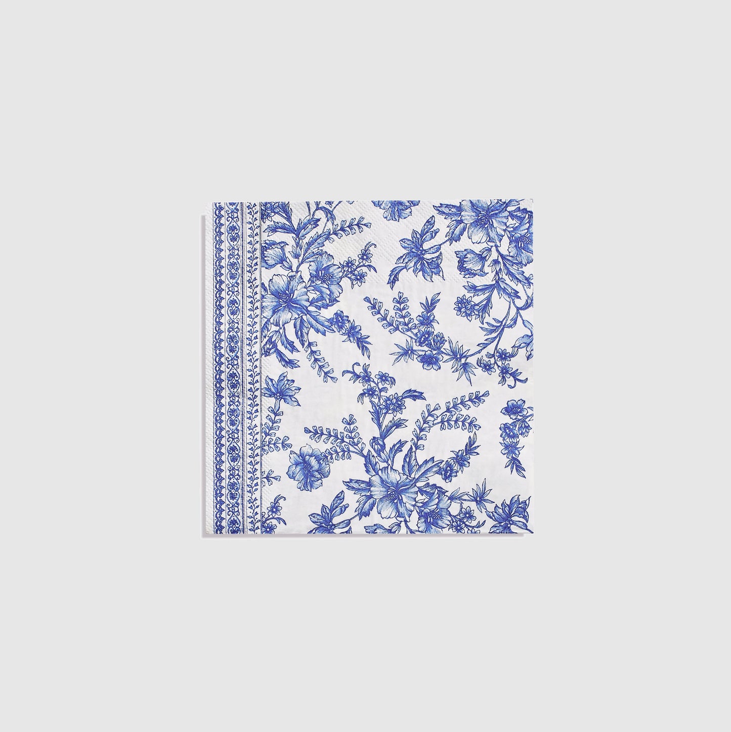 Blue Toile Large Napkins (25 per pack)