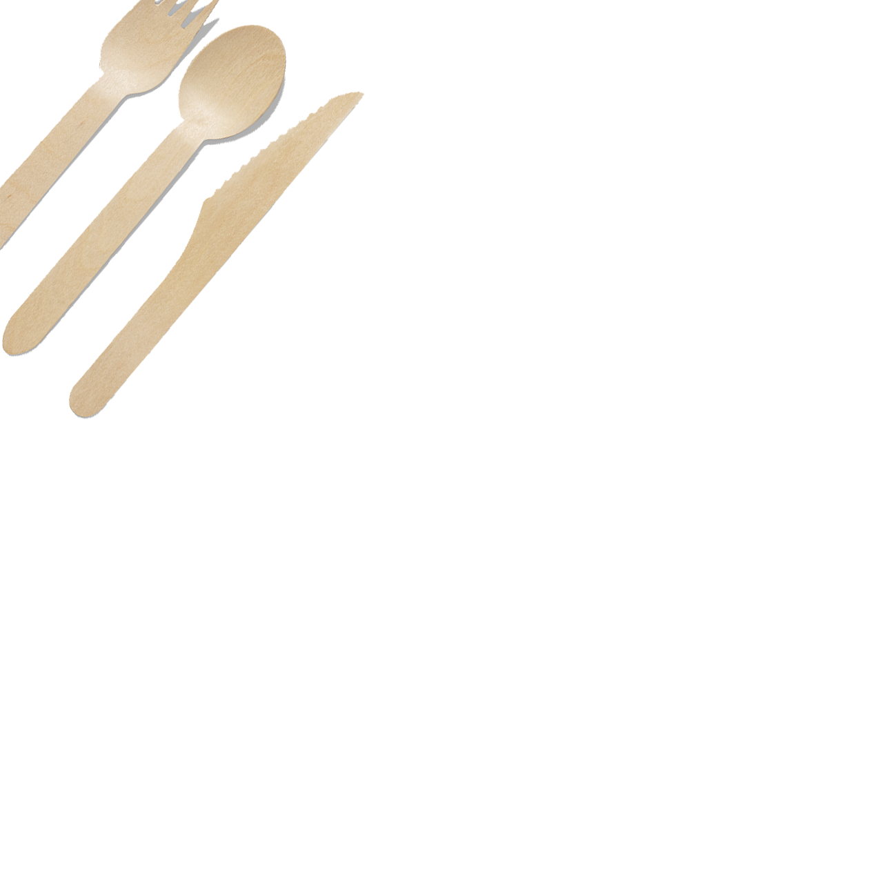 Wooden Cutlery Set (30 per pack)