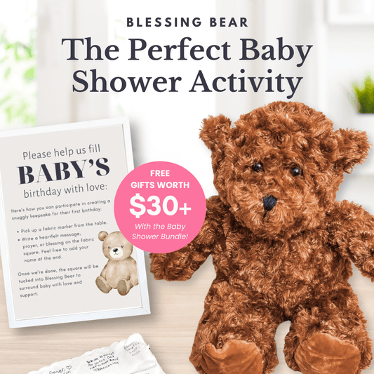 Caramel Blessing Bear® Baby Shower Bundle