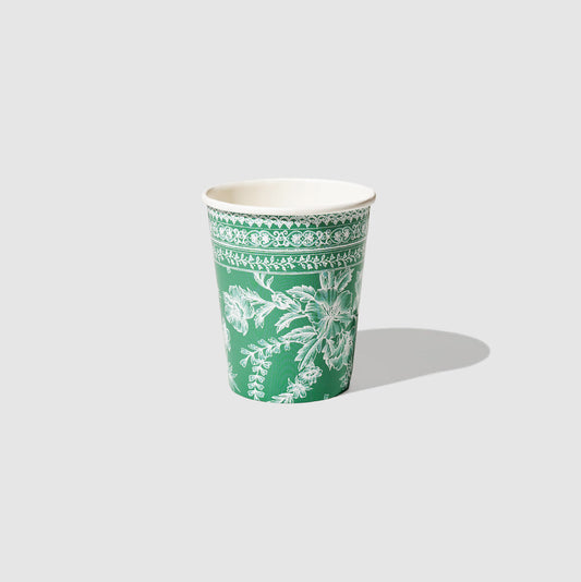 Emerald Toile Cups (10 per pack)