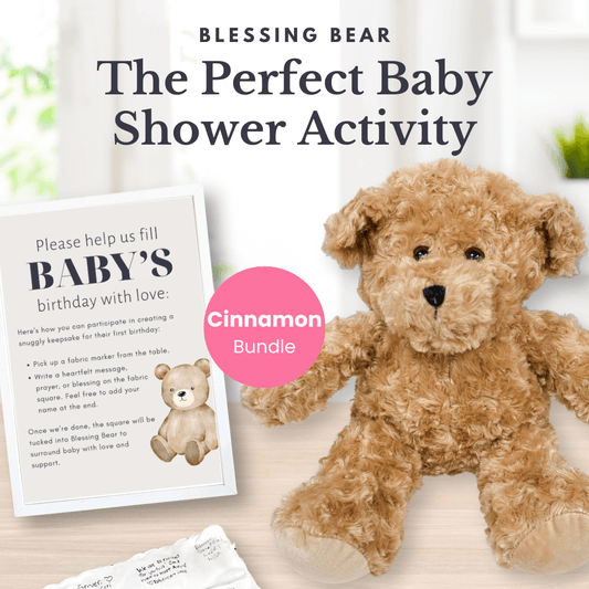 Cinnamon Blessing Bear® Baby Shower Bundle