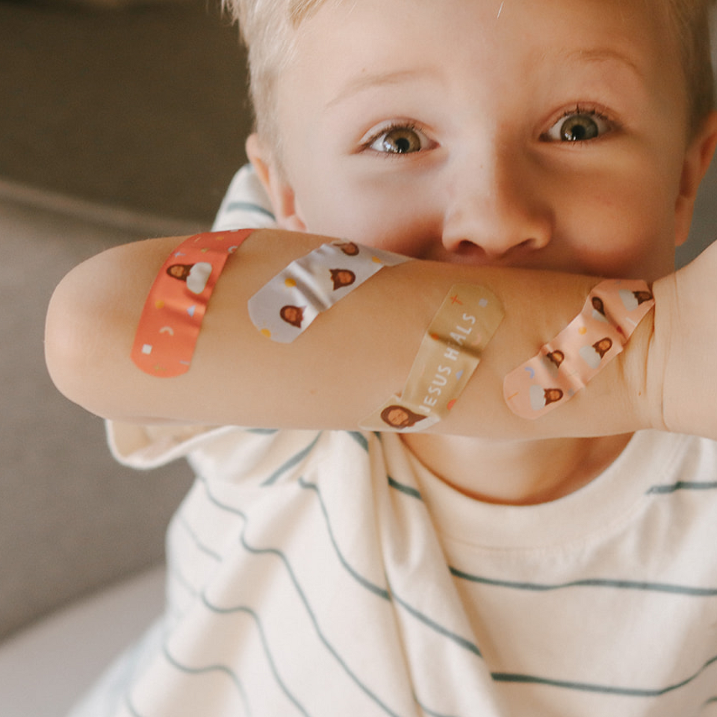 Jesus Heals Bandages