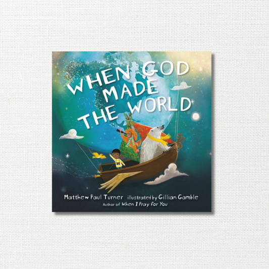 Libro infantil "Cuando Dios hizo el mundo"