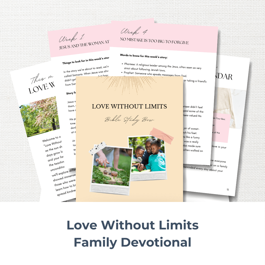 Amor sin límites - Caja de estudio bíblico para familias 