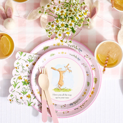 Guess How Much I Love You Pink Large Plates (10 Per Pack)