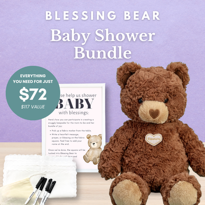 Cocoa Blessing Bear® Baby Shower Bundle