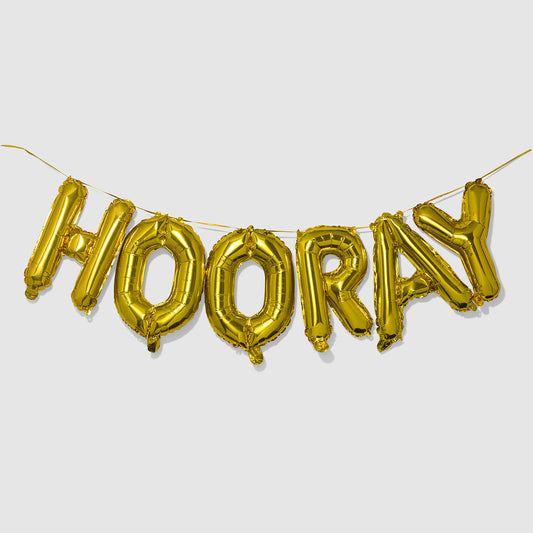 Hooray Balloon Banner