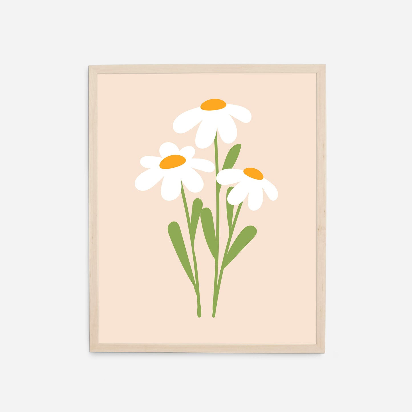 Retro Daisies - 8x10