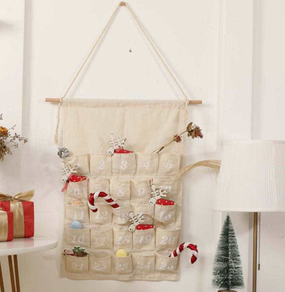 Calendario de Adviento en blanco