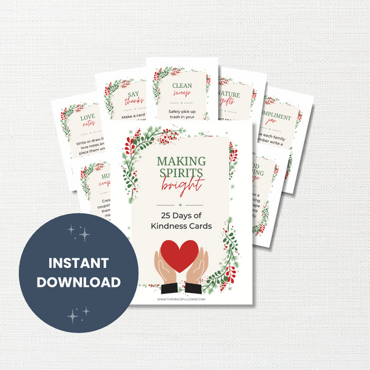 PRINTABLE 25 Days of Kindness Cards
