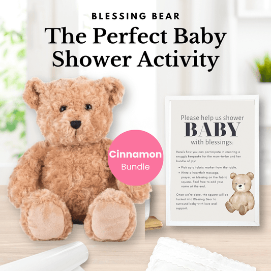 Cinnamon Blessing Bear® Baby Shower Bundle