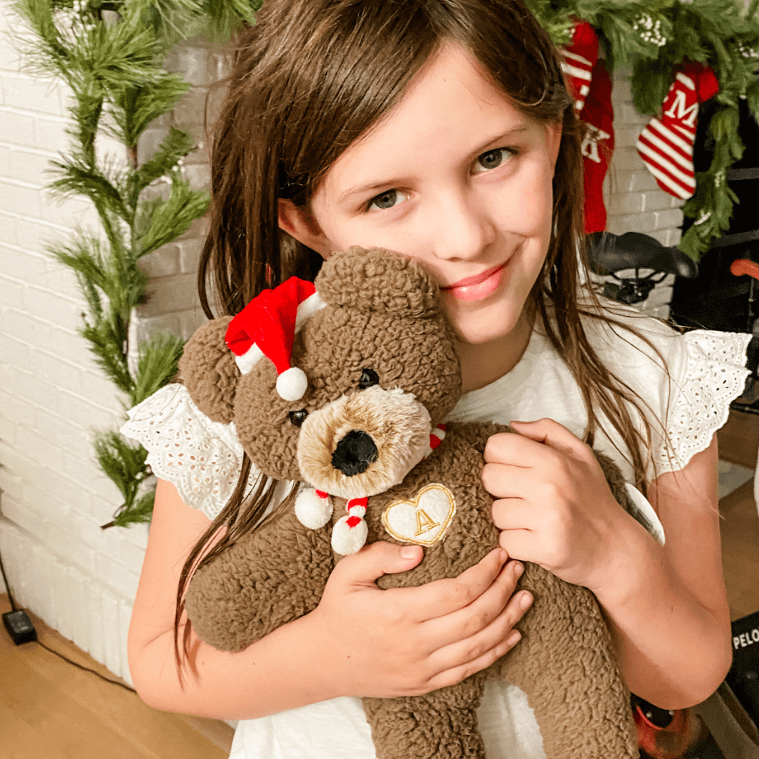 Santa Hat & Scarf Set for Blessing Bear