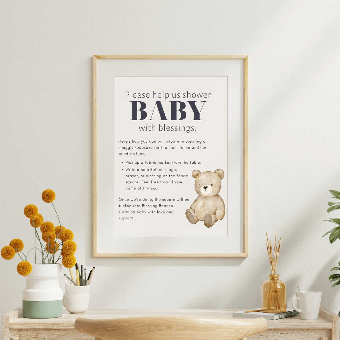 Baby Shower Sign – The Graceful Goose