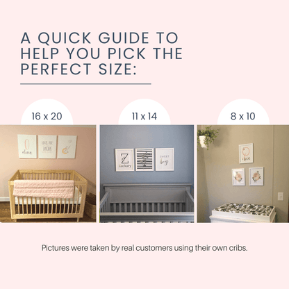 Pastel Rainbow Nursery Wall Art Set