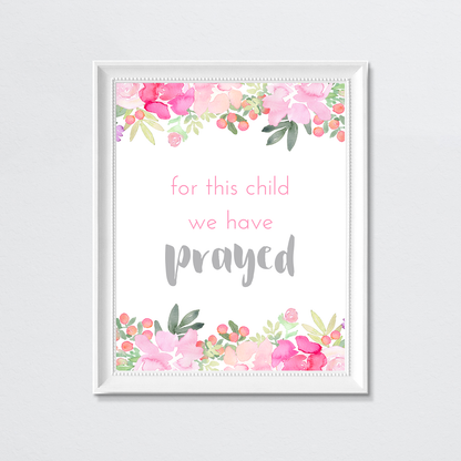 Estampado de citas florales en rosa brillante y gris - Fearfully Made
