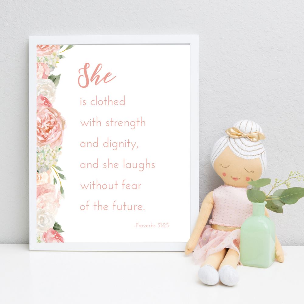 Dark Blush Single Nursery Print #4 Nursery Prints TheGracefulGoose