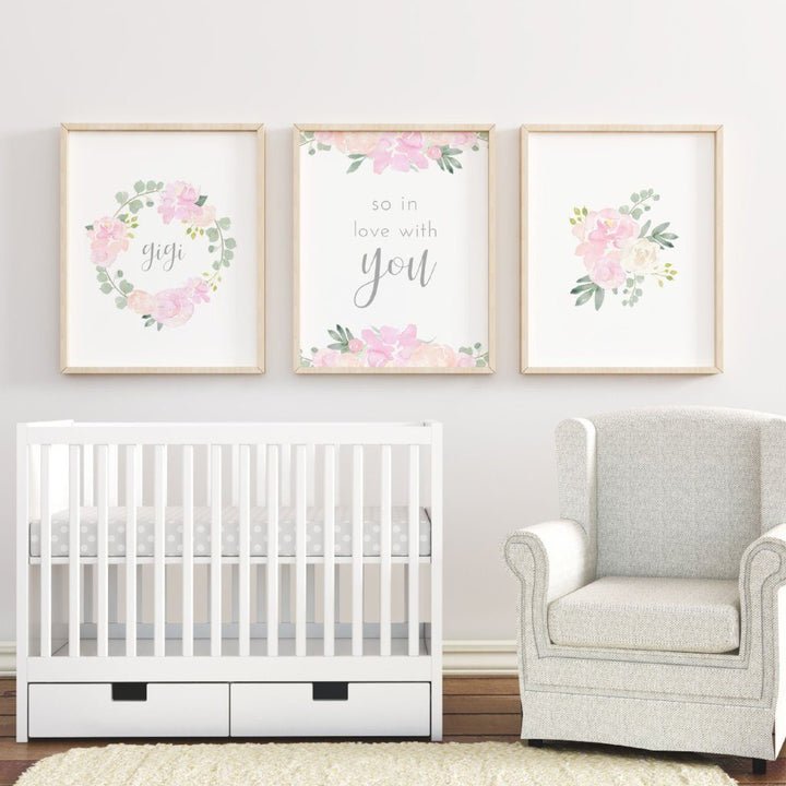 Nursery Wall Decor for a Girl The Graceful Goose