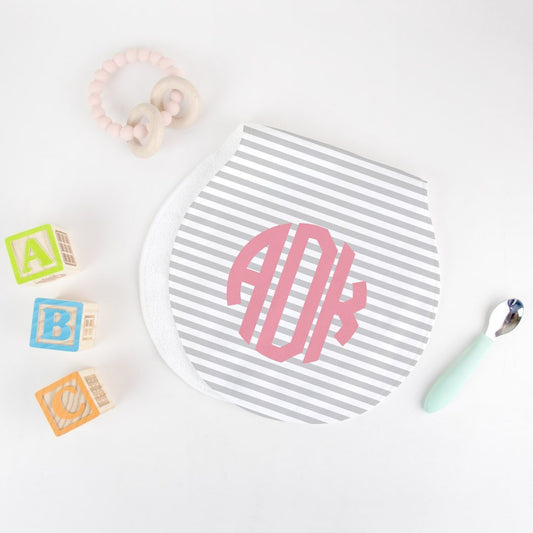 Monogrammed Burp Cloth Limited Time Offer TheGracefulGoose